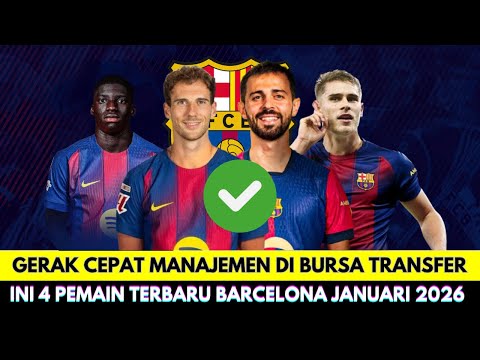 E200M x hellobet - Cara Hansi Flick Perdalam Kualitas Skuad❗Ini 4 Calon Pemain Terbaru Barcelona Transfer Januari 2026