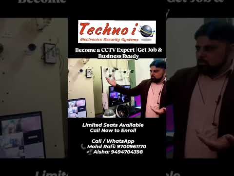 Become a CCTV Expert with Techno i Electronic Security Systems #techtronicindustries #technotronics