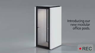 Modular Office Phone Booth | Quick Assembly & Premium Soundproof Materials