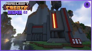 Building the Facility | Minecraft Create Mod 03 | ASMR Soft Spoken