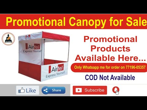 How to Install Promotional Canopy or Folding