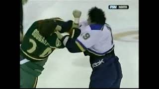 Derek Boogaard vs D.J. King Round 2