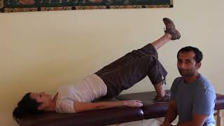 Single Leg Bridge Test For Core And Hip Strength