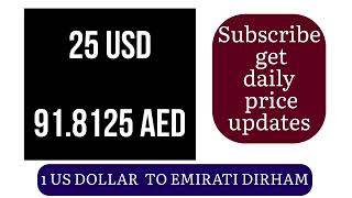 1 Usd To Aed  Convert Us Dollars To Emirati Dirhams 17 November 2024