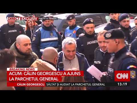 Momentul în care Călin Georgescu a ajuns la Parchetul General în cârje