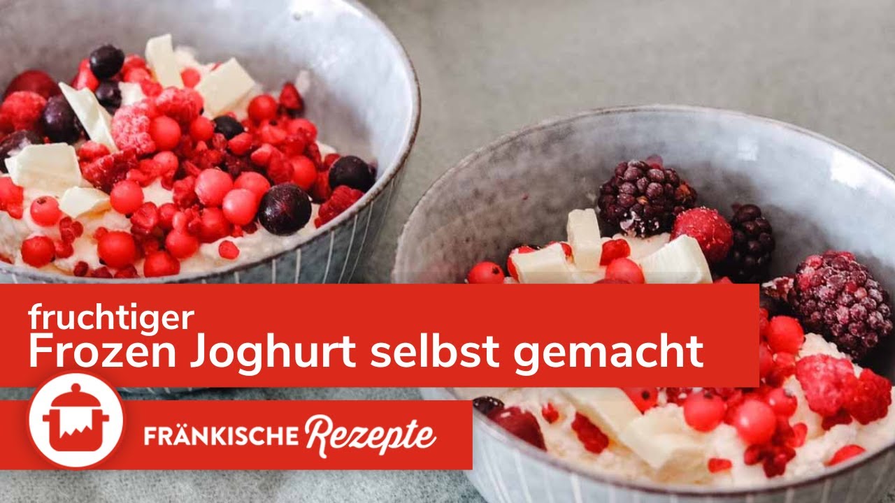 Frozen Joghurt Ohne Eismaschine Selber Machen