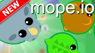 AGAR.IO WITH RHINOS | Mope.io CRAZY NEW RHINO UPDATE!! GETTING TO NO.2!!