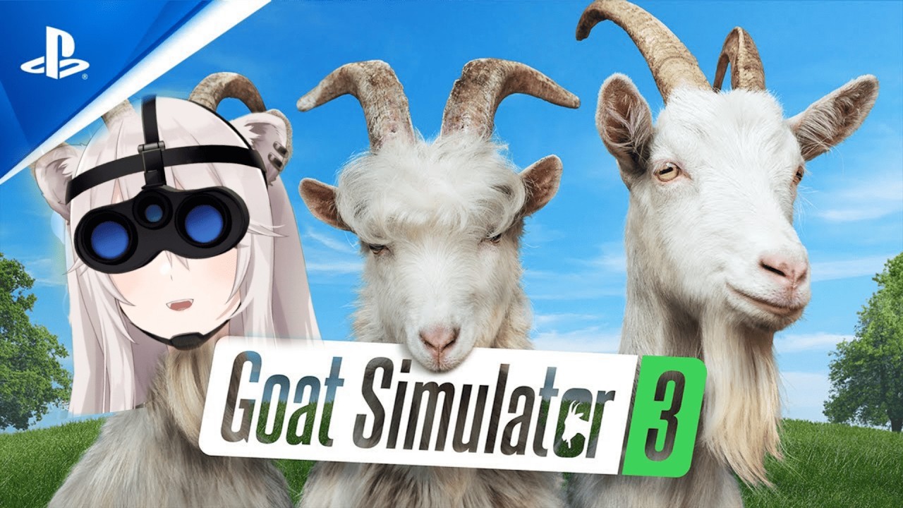 Shishiro Botan Can't Stop laughing At Goat Simulator 3 [Hololive/Sub]