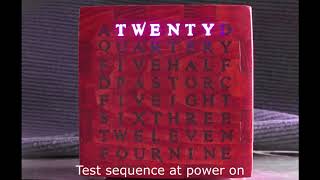 tecinArt red test sequence