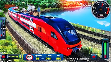 CITY TRAIN DRIVER SIMULATOR - PASSENGER TRAIN DRIVING 3D - ANDROID/IOS GAMEPLAY