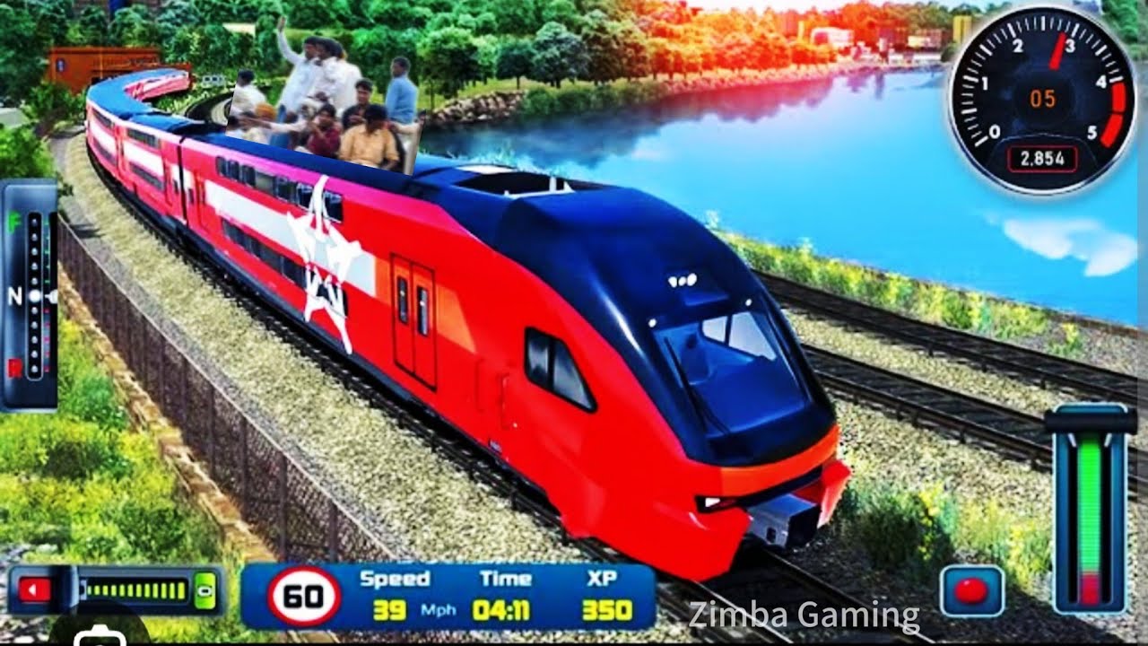 CITY TRAIN DRIVER SIMULATOR - PASSENGER TRAIN DRIVING 3D - ANDROID/IOS GAMEPLAY