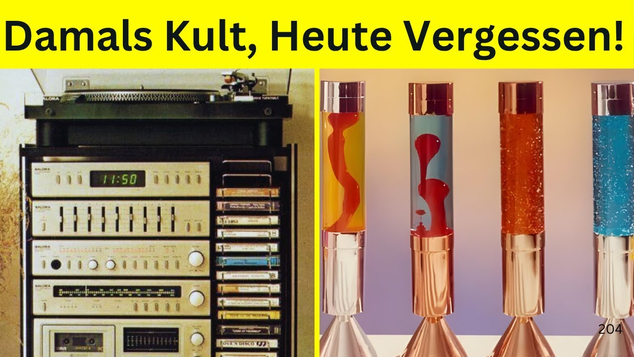 20 Einrichtungsgegenstände, die heute kaum noch jemand besitzt!