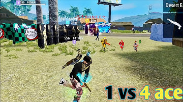 De kracht van ÉÉN! 😤 | 1v4 God Level Free Fire Montage