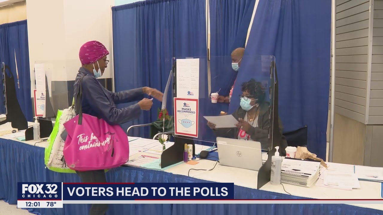Chicago voters head to the polls to cast ballots in Illinois primary ...