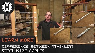 Learn More: Difference Between 1x19, 7x7 & 7x19 Stainless Wire Cable For Balustrade | HAMMERSMITH