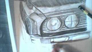 Speed drawing BMW E30