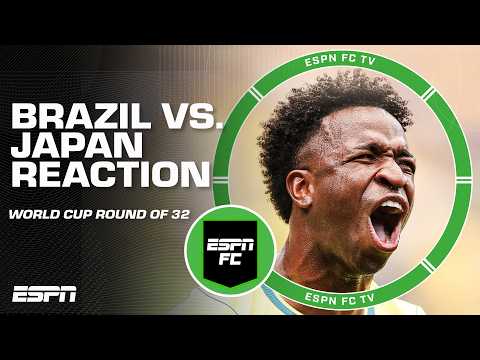 Brazil vs. Japan FULL REACTION 🍿 | How far can Brazil go in the World Cup? | ESPN FC