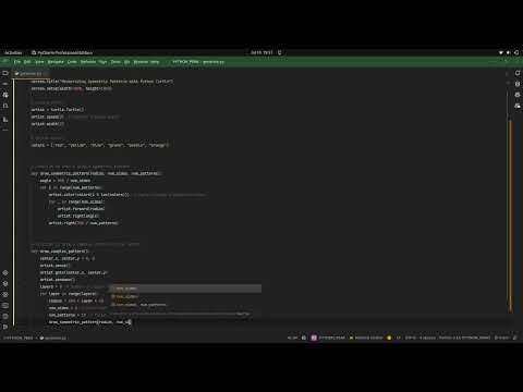 How to create symmetric patterns? how to create mesmerizing symmetric #patterns with python turtle