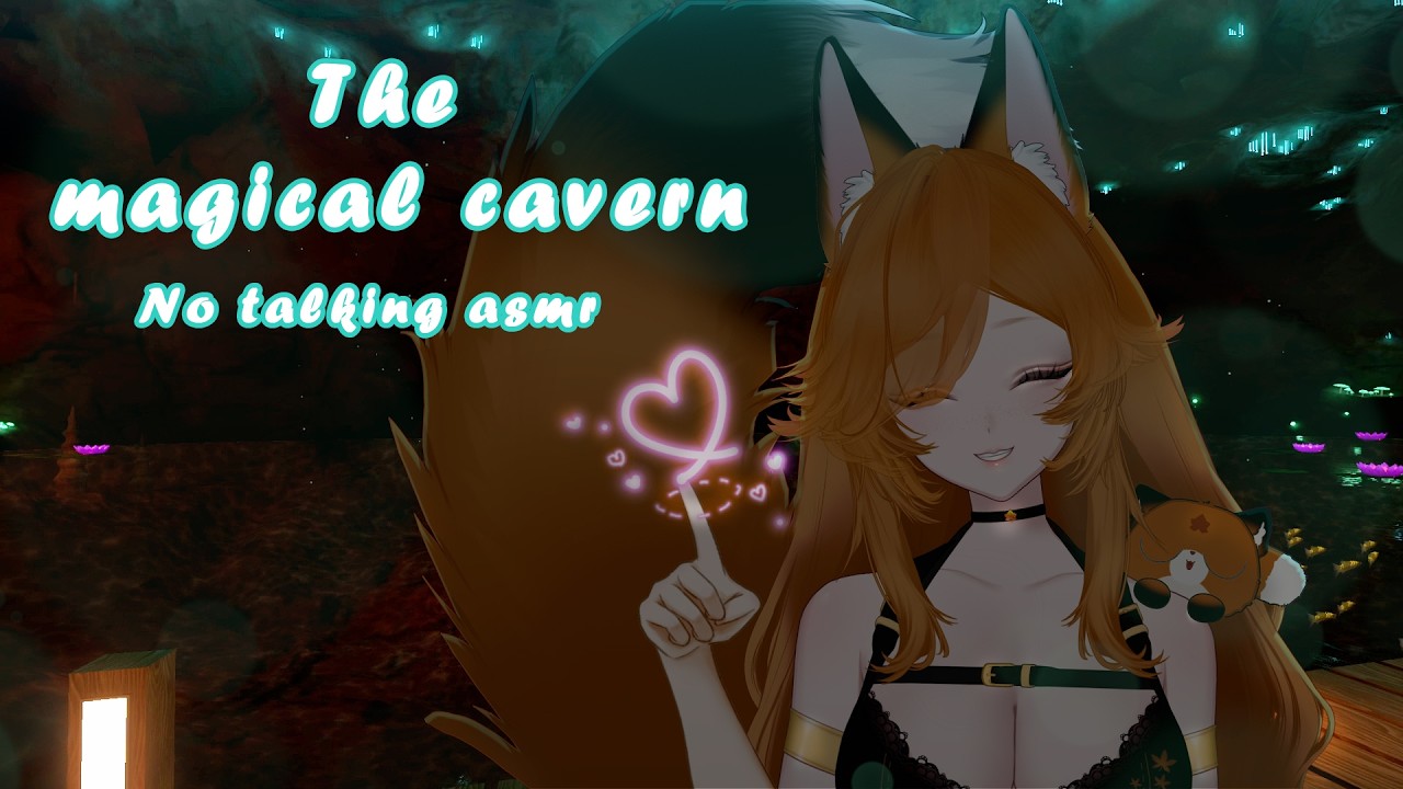 💤ASMR No talking💤 ✨Echo crystals, water sounds & kalimba melody 🎶