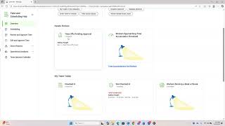 Workday Manager Training - View Team Absence Calendar and Approve PTO