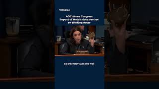 AOC shows Congress impact of Meta’s data centers on drinking water