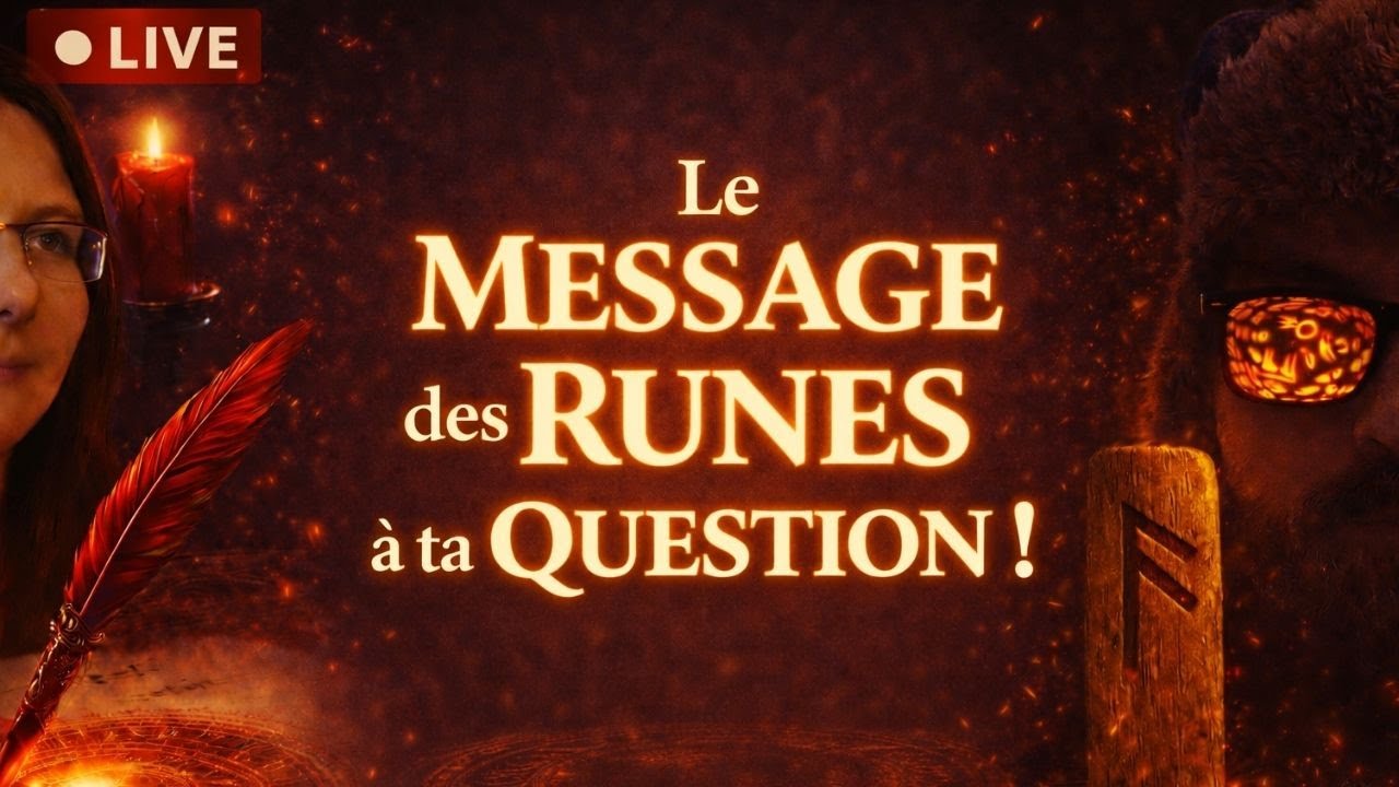 Live Runes en Direct 🔮 Tirage Passé Présent Futur & Marteau de Thor fin de live ⚡