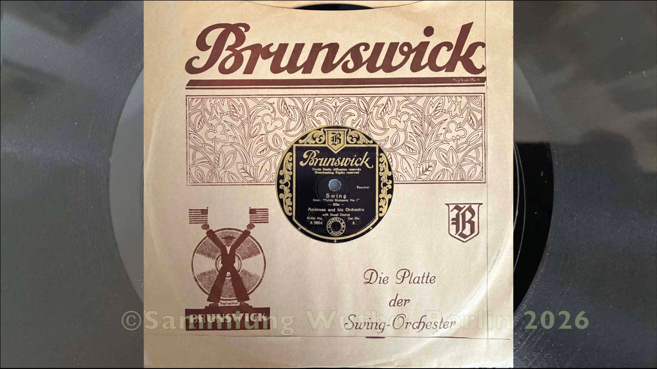 London Swingband: Ambrose - Jack Cooper - Swing 1936