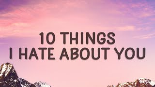 Video thumbnail of "10 Things I Hate About You - Leah Kate (Lyrics)"