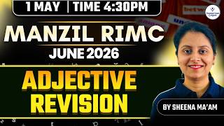 Adjective Revision for RIMC June 2026 | English Grammar Practice for RIMC Entrance Exam