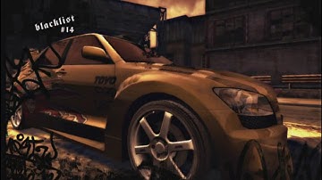 NEED FOR SPEED : MOST WANTED (NFS MW 2005) - BLACKLIST 14 INTRO