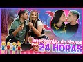 🔥24hrs SIENDO NOVIA DE YOLO 😱 Y CED Y MARIANA SE BESAN! 💔 INTERCAMBIO DE PAREJAS parte 1