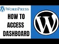 How to access dashboard in wordpress ll How to login to wordpress dashboard 2023