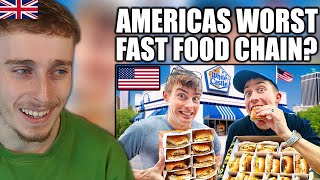 Brit Reacts to Two Brits go to White Castle for the first time!