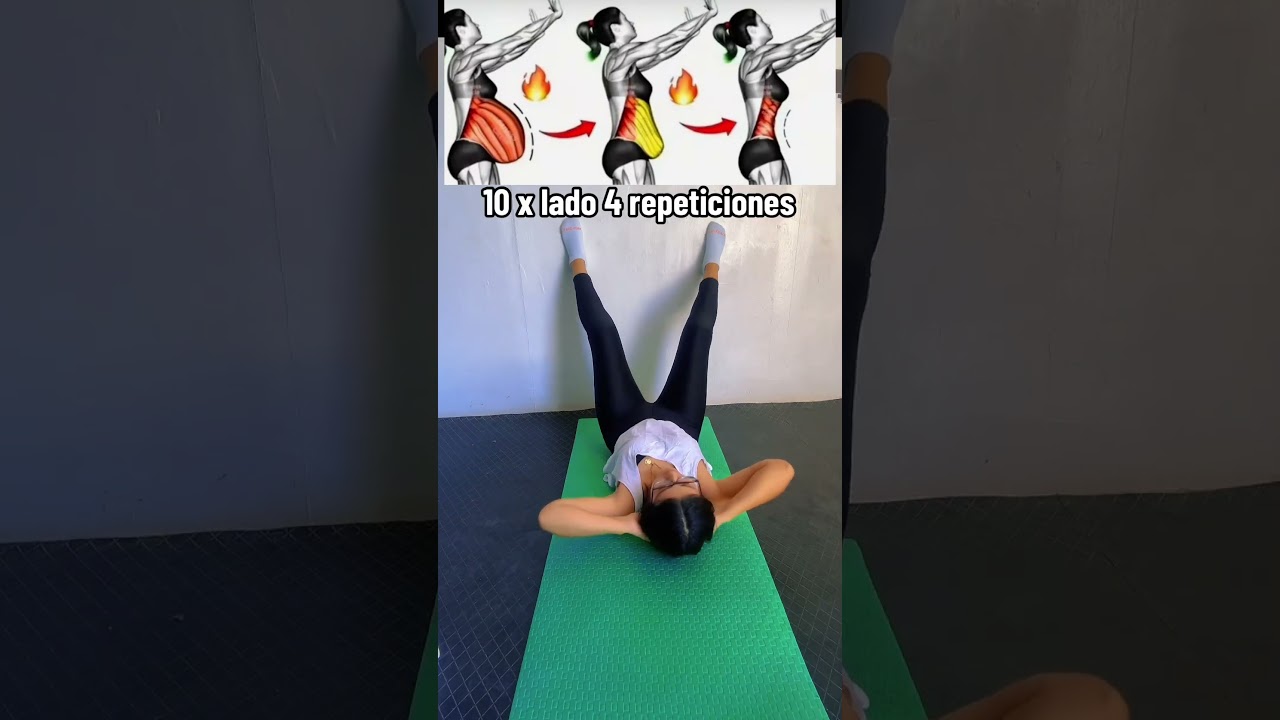 Abdomen plano y tonificado con esta rutina más una alimentación saludable 