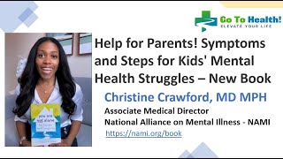 Help for Parents!  Symptoms and Steps for Kids' Mental Health Struggles - Christine Crawford MD MPH
