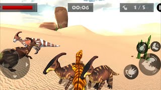 Best Dino Gamer - Hungry Raptor Desert Dinosaur Hunt Android Gameplay screenshot 3