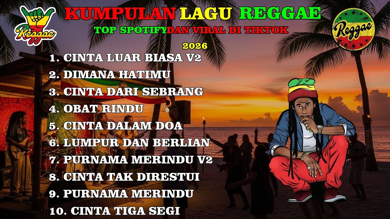 TOP HITS SPOTIFY Reggae 2026 ✨ Musik Santai Paling Enak Buat Beres Beres Rumah 🌴