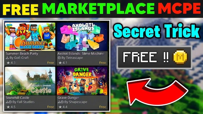 Free MINECON stuff on Marketplace!