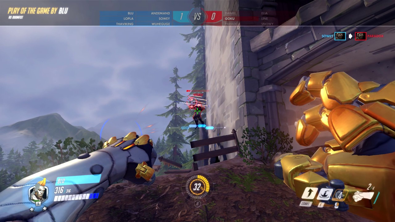 blu's highlight Doofist