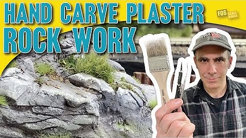 Hand Carve Plaster Rock Work