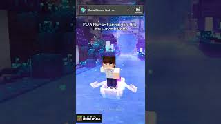 Aura Farming... but in a New Minecraft Cave 💃🪨 #caveupdate #minecraftmarketplace #aurafarming
