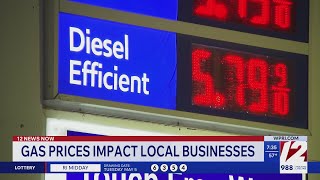 Rising cost of gas forces local businesses to raise prices