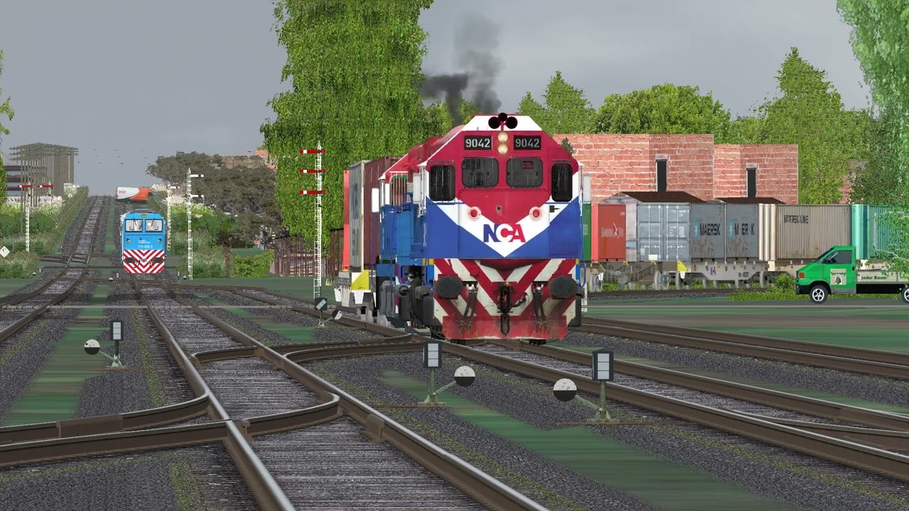 Open Rails Argentina | SOFSE | Linea Mitre por Ludueña (Patio Parada)