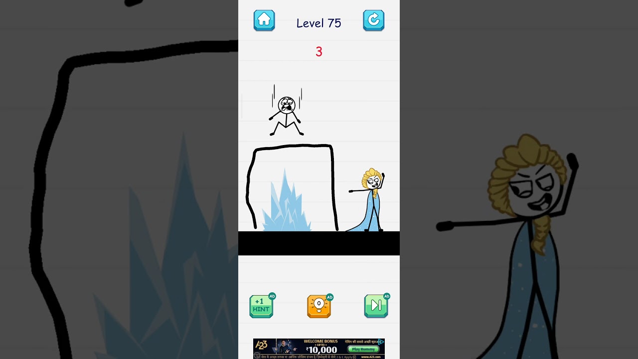 Draw 2 save⛰️⛰️ stickman puzzle game 