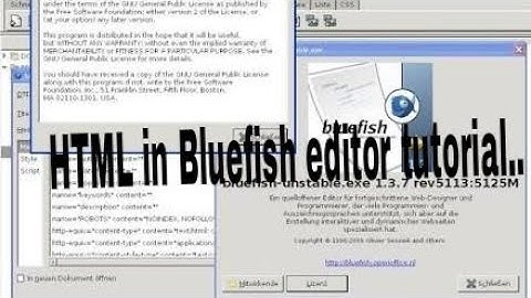 [HTML] IN BLUE FISH EDITOR....