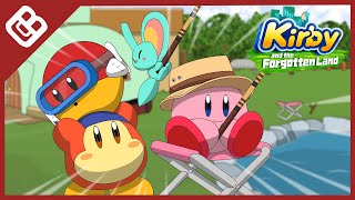 Kirby Fishing | Kirby Forgotten Land Animation