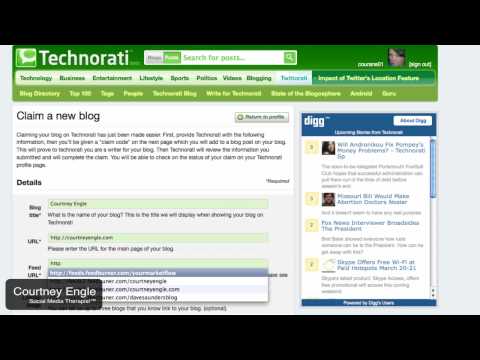Cara mendaftarkan blog Anda di Technorati