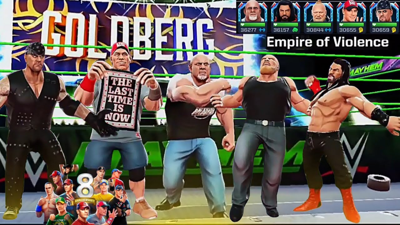 Империя насилия 💪 Роман Рейнс, Брок Леснар, Джон Сина, Голдберг и Гробовщик | WWE Mayhem