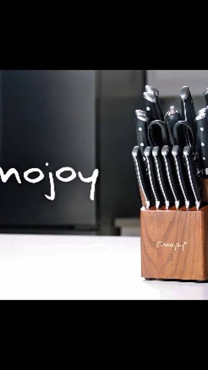 EMOJOY Knife Set, 18-Piece Kitchen Knife Set #stewzaar