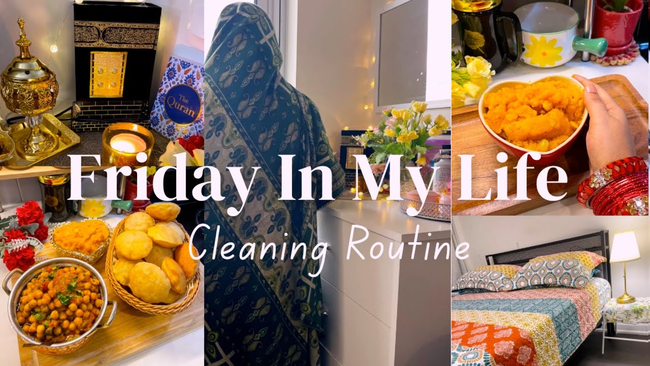 Bedroom  rest &cleaning routine 🧼| Friday in my life 🕌Special 🍮dessert|quick grocery run 🏃🏼‍♀️ 